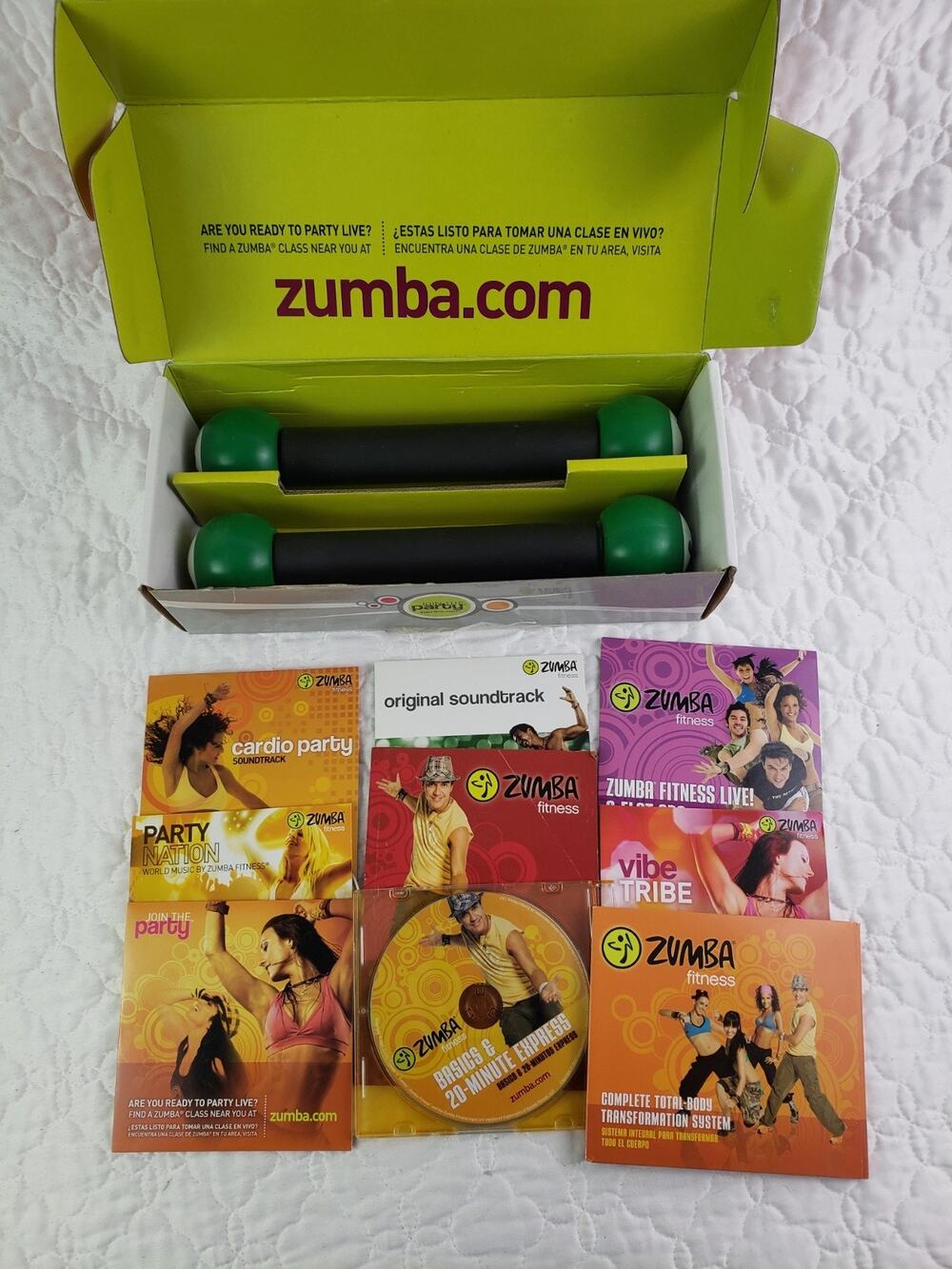 Y2K ZUMBA FITNESS Join the Party Total Body Transformation Kit + Bonus DVD